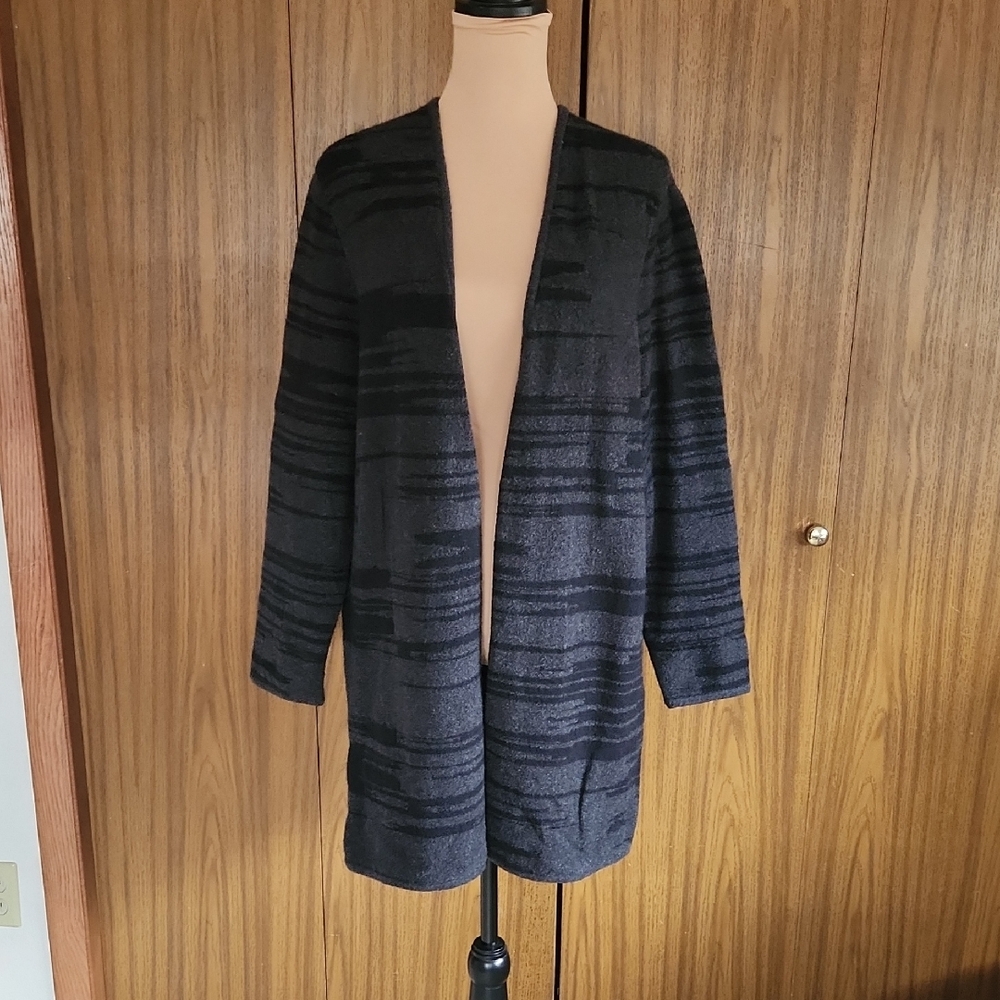 J. Jill Black Striped Women's Blazer